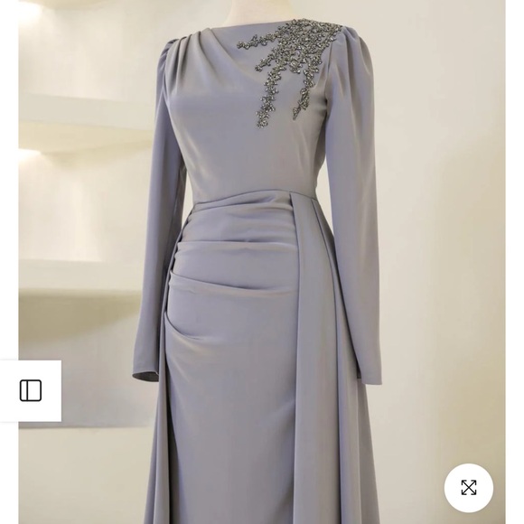 BRAND NEW MODEST GREY DRESS!! - Picture 5 of 9